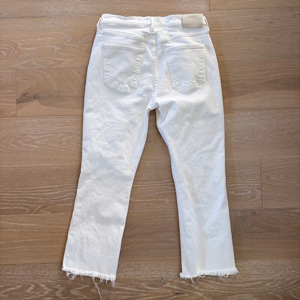Citizens of Humanity Women's Isola Cropped Boot Jeans White sz 29 - Picture 3 of 8